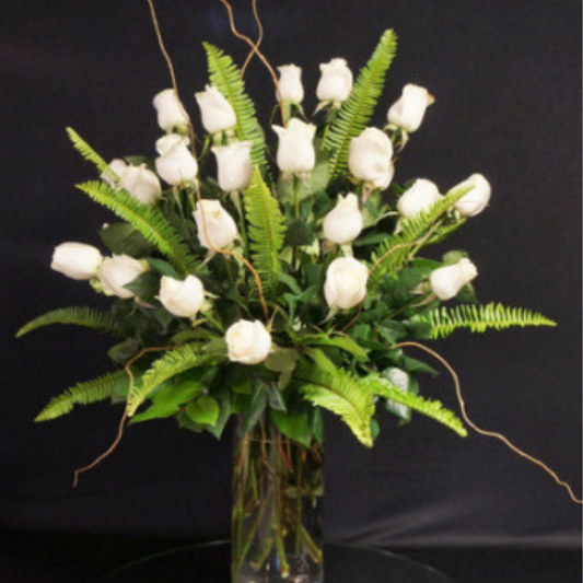 Premium White Roses